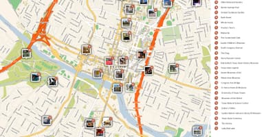 Austin atraccions mapa