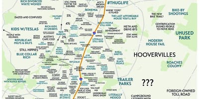 Jutjar mapa d'Austin